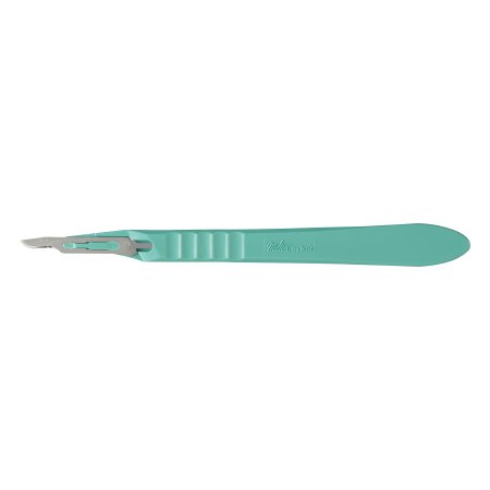 Scalpel Miltex® No. 15 Stainless Steel / Plastic Classic Grip Handle Sterile Disposable by Integra York PA, Inc. (Miltex)  ID 4-415